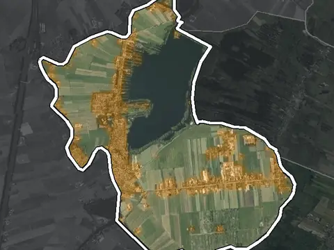 Luchtfoto van Nederhorst den Berg in Wijdemeren