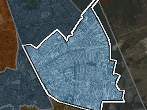 Luchtfoto van Oost in Hilversum